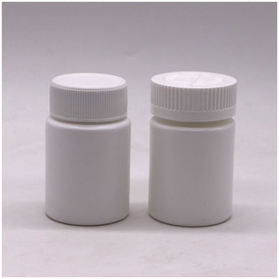 80 ml HDPE-fles met brede mond lege capsulevaten met schroefdop en kinderbeschermingsdop