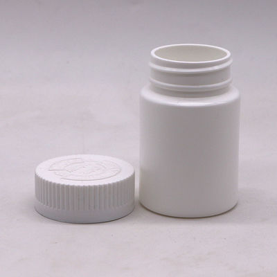 80 ml HDPE-fles met brede mond lege capsulevaten met schroefdop en kinderbeschermingsdop