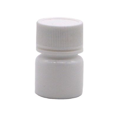 Medicijn Vaste tablet Capsule Opberging PE Plastic fles 5 ml Ronde vorm met schroefdop