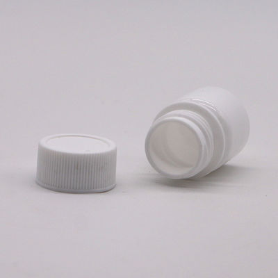 Medicijn Vaste tablet Capsule Opberging PE Plastic fles 5 ml Ronde vorm met schroefdop