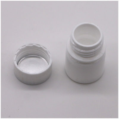 Medicijn Vaste tablet Capsule Opberging PE Plastic fles 5 ml Ronde vorm met schroefdop