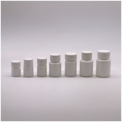 Medicijn Vaste tablet Capsule Opberging PE Plastic fles 5 ml Ronde vorm met schroefdop