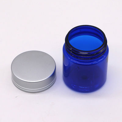 Hervulbare 40 ml/1.3 oz PET-pil Capsule Visolie Fles met zilveren aluminium schroefdop