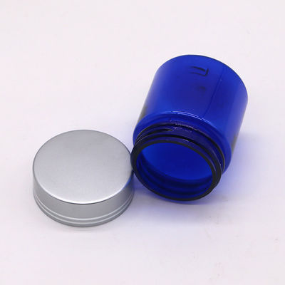 Hervulbare 40 ml/1.3 oz PET-pil Capsule Visolie Fles met zilveren aluminium schroefdop