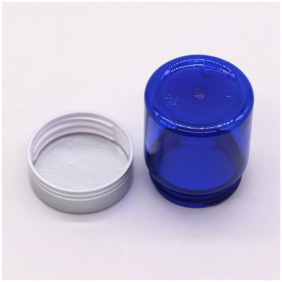 Hervulbare 40 ml/1.3 oz PET-pil Capsule Visolie Fles met zilveren aluminium schroefdop