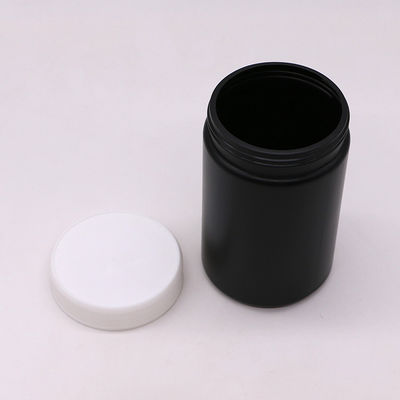 Medicijnindustrie 250 ml HDPE op maat gemaakte plastic voedselpot met schroefkap en warmte-inductie-liner