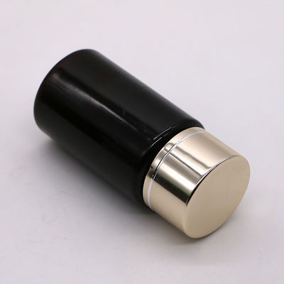 GMP 50ML PET Plastic Medicine Tablet Pill Flasje Container met Gold Silver Coating Cap