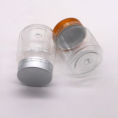 70 ml PET-fles met een gouden zilveren dop