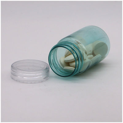 Gezondheidszorg 70ml PET Plastic Capsule Pill Flasje met Gouden Zilveren Cap