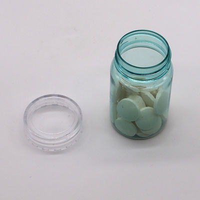 Gezondheidszorg 70ml PET Plastic Capsule Pill Flasje met Gouden Zilveren Cap