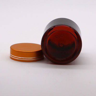 Goud gecoate dop PET-medicijnfles voor tabletten 100cc capsule hervulbaar en steriel