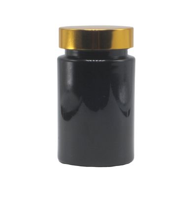 Basismateriaal PET 120 ml Zwarte Plastic Flasje voor Supplement Pillen Capsule Geneeskunde