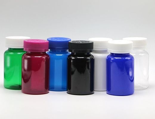 Translucent Supplement Flessen 120mL 4oz PET capsule flessen met veiligheidsdop