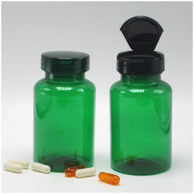 Translucent Supplement Flessen 120mL 4oz PET capsule flessen met veiligheidsdop