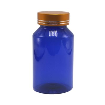 Tabletten/capsules/poeder/pillen PET-fles in aangepaste kleur met materiaal 150 ml/5 oz
