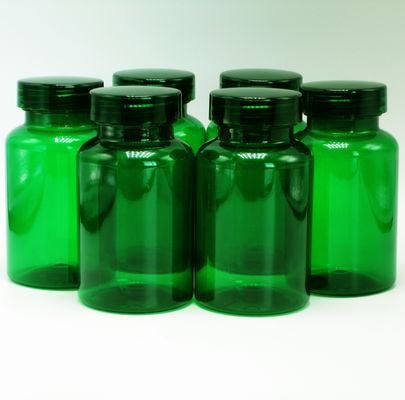 Industriële geneeskunde PET fles aangepast kleur 150 ml / 5 oz met Emboss CRC Aluminium Cap