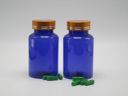 Industriële geneeskunde PET fles aangepast kleur 150 ml / 5 oz met Emboss CRC Aluminium Cap