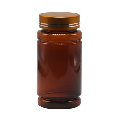 Kinderwaardig Deksel PET Bamboe Vorm Plastic Flasje voor Pillen Capsule Tablet Medicatie Supplement