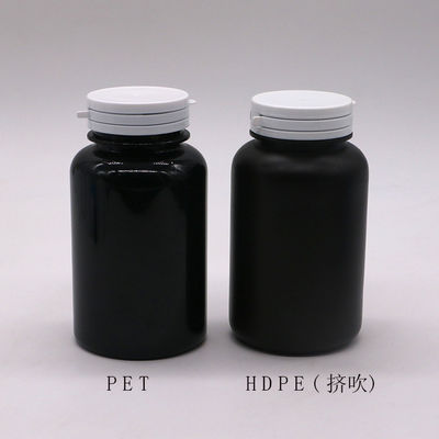 Aanpassen Kleur PET 250 ml Ronde Plastic Flasje voor Medische capsule Container