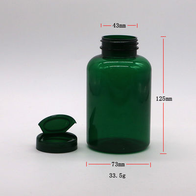 SCREW CAP 350ML PET medische plastic hervulbare fles voor hervulbare geneesmiddelencapsule