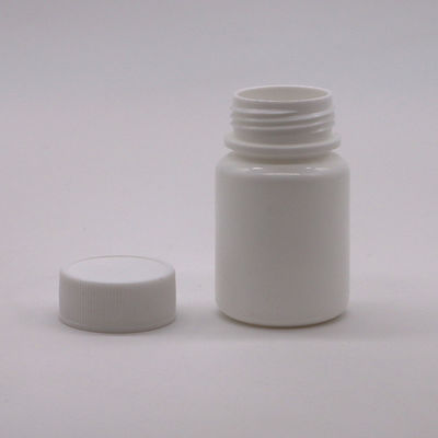 30 ml HDPE Draagbare witte plastic poeder medicijnen Pillen Tabletten Flessen Container met kinderbescherming
