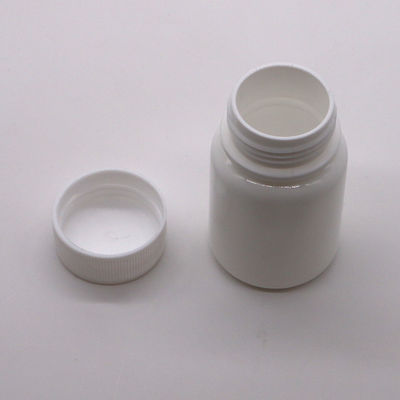 30 ml HDPE Draagbare witte plastic poeder medicijnen Pillen Tabletten Flessen Container met kinderbescherming