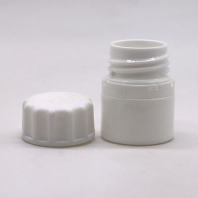 20 ml Wit HDPE Hervulbaar Vaste Geneesmiddelen Capsule Pillen Tablet Plastic Flask Jar voor andere geneesmiddelen