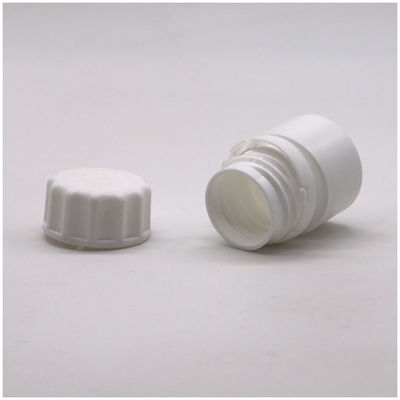 20 ml Wit HDPE Hervulbaar Vaste Geneesmiddelen Capsule Pillen Tablet Plastic Flask Jar voor andere geneesmiddelen