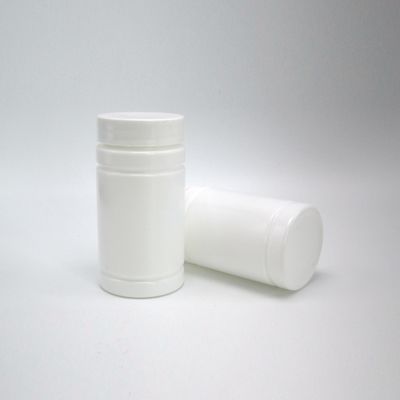 Kinderwaardig dopje 80ML PE Plastic fles voor tablet Schroef dop Afdichting Type Gratis monsters