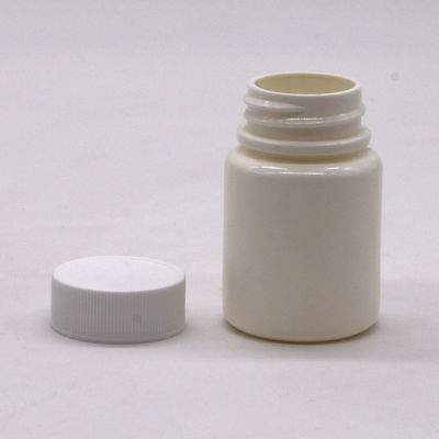 Pillen Capsule Tablet 40CC Fles met schroefdeksel HDPE Materiaal Op maat gedrukt etiket