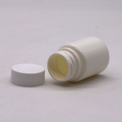 Pillen Capsule Tablet 40CC Fles met schroefdeksel HDPE Materiaal Op maat gedrukt etiket