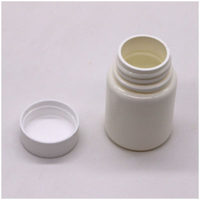 Pillen Capsule Tablet 40CC Fles met schroefdeksel HDPE Materiaal Op maat gedrukt etiket