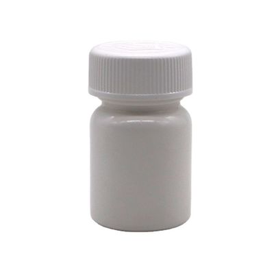 Kleine capaciteit 40 ml HDPE plastic fles met schroefdeksel en op maat gedrukte etiketten