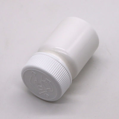 Kleine capaciteit 40 ml HDPE plastic fles met schroefdeksel en op maat gedrukte etiketten