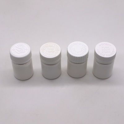 Kleine capaciteit 40 ml HDPE plastic fles met schroefdeksel en op maat gedrukte etiketten