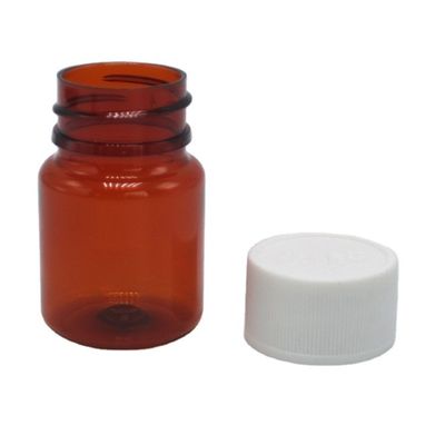 Medische 25 ml PET plastic fles met kinderbeschermingsdeksels en op maat gemaakte kleuropties