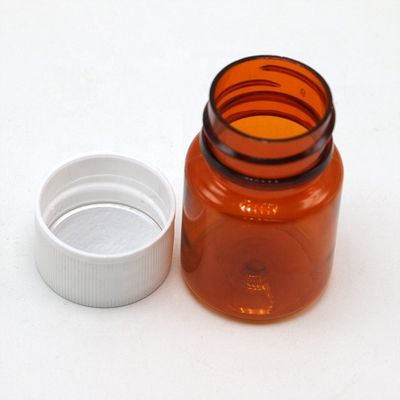 Medische 25 ml PET plastic fles met kinderbeschermingsdeksels en op maat gemaakte kleuropties