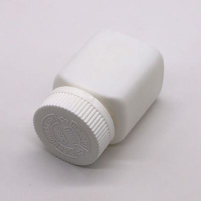 85 ml HDPE Vierkante Plastic Flask Jar voor geneesmiddelen Vaste tablet Capsule opslag