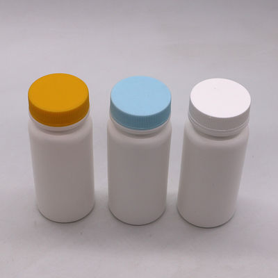 Kraagmateriaal HDPE 120ml Wit Plastic Flasje voor Pillen Vitamine Capsule 120CC Leeg