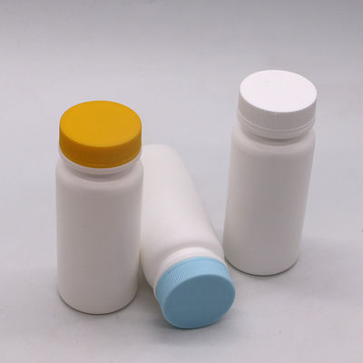 Kraagmateriaal HDPE 120ml Wit Plastic Flasje voor Pillen Vitamine Capsule 120CC Leeg