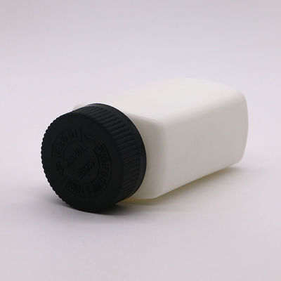 Schroefkap 120 ml HDPE Vierkante vorm Op maat gemaakte kleur lege medicijnpillenfles