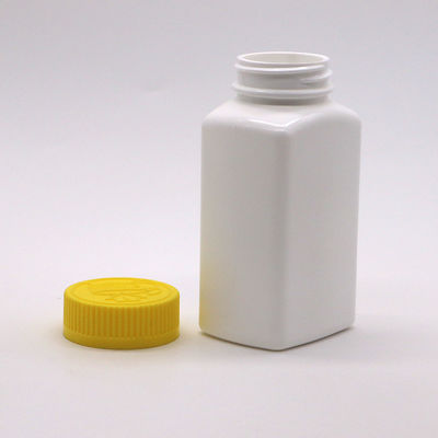 6OZ 180ml HDPE vierkant tablet tablet medicijnfles voor medicijnen voeding