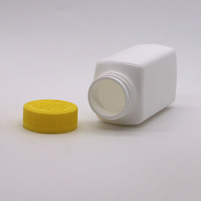 6OZ 180ml HDPE vierkant tablet tablet medicijnfles voor medicijnen voeding