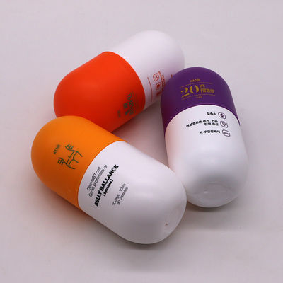 Kraagmateriaal HDPE capsulevorm 6oz lege matte plastic flessen met schroefdop