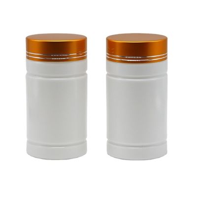 Apotheek 200 ml HDPE plastic flessen met schroefkap en rechte cilindervorm
