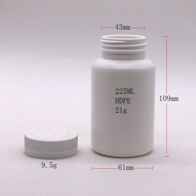 HDPE-fles met schroefdeksel voor het veilig opslaan van pillen en capsules