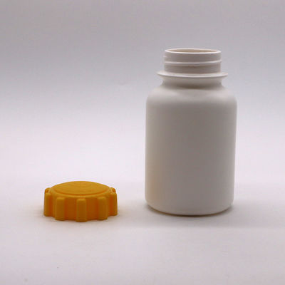 300cc HDPE ronde plastic capsulefles met schroefdop voor medicinale supplement tablet