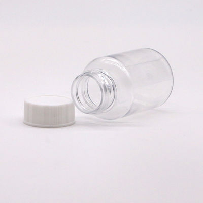 Transparante 25 ml PET plastic fles voor het veilig bewaren van medicijntabletten