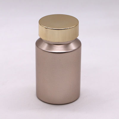 Pillen/capsules/tabletten/poeder PET bevroren plastic fles met gouden/zilveren dop