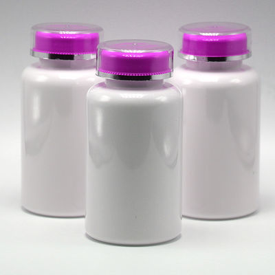 Op maat gemaakte 200 ml PET-plastiekpillenfles met schroefdop voor pillenpoedercapsule tablet